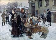 Erik Henningsen Evicted oil painting reproduction